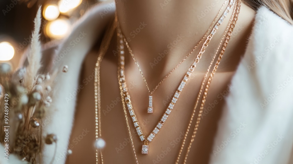 Luxe Curves Diamond Necklace